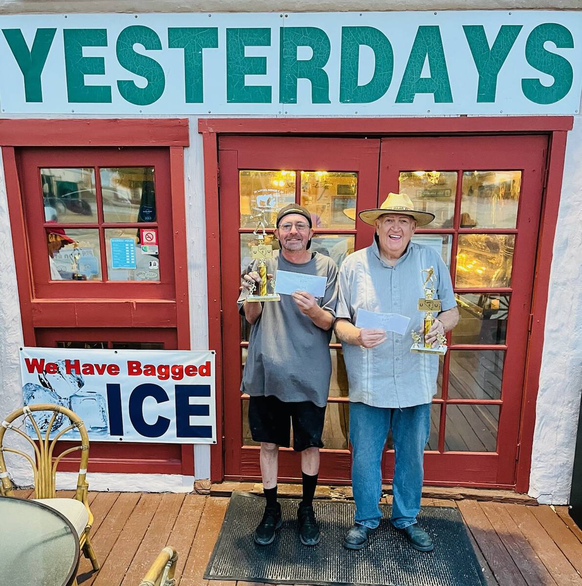 Special to Pahrump Valley Times The team of Larry Workman (right) and Dennis Anderson (left) f ...