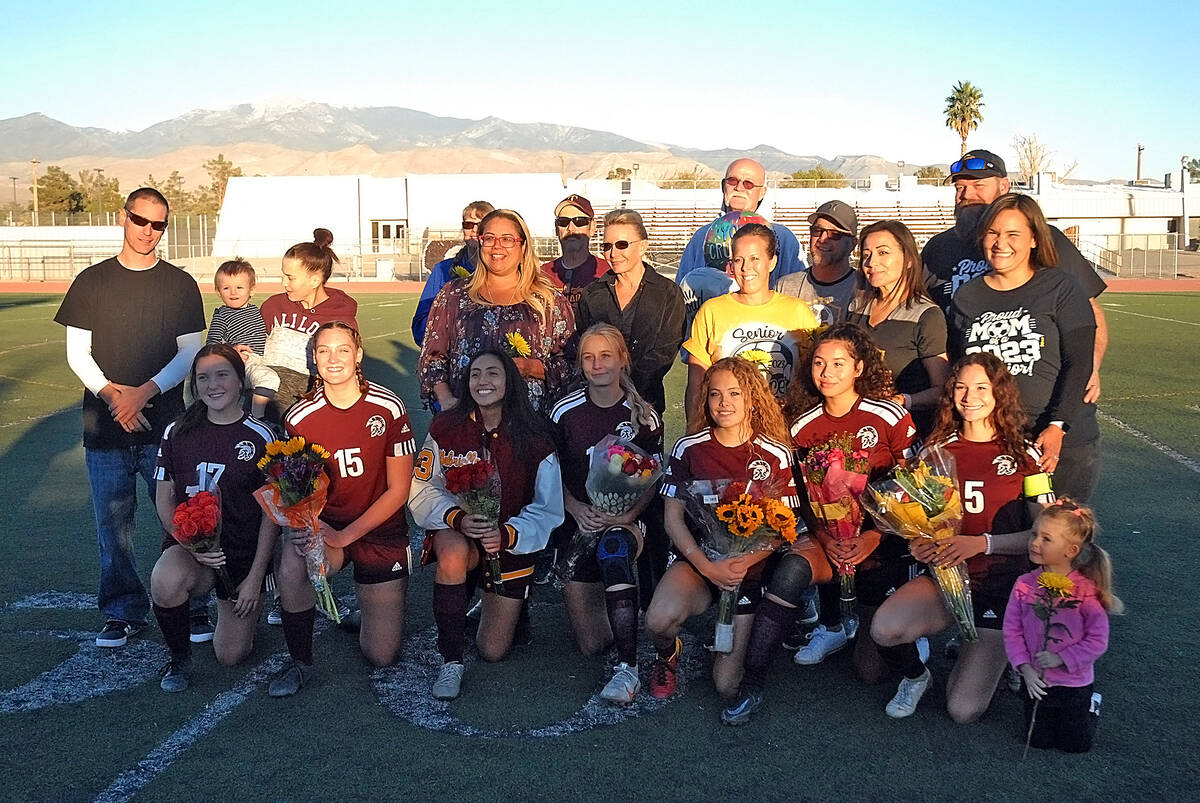 Horace Langford Jr./Pahrump Valley Times Pahrump Valley seniors were celebrated before Monday's ...