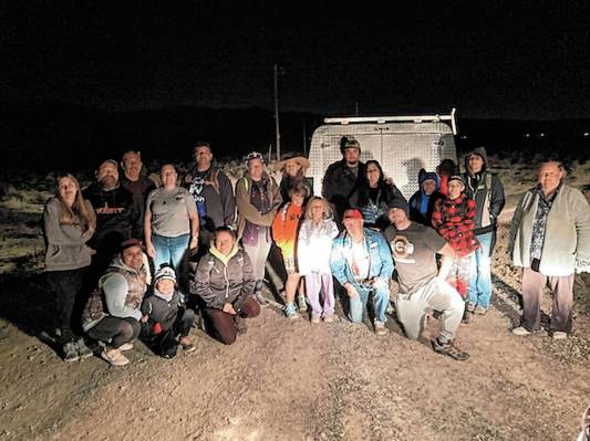 Special to the Pahrump Valley Times Twenty-one local residents climbed almost 3,000 feet to the ...
