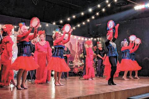 Mark Moore/Special to the Pahrump Valley Times The Nevada Silver Tappers are seen entertaining ...