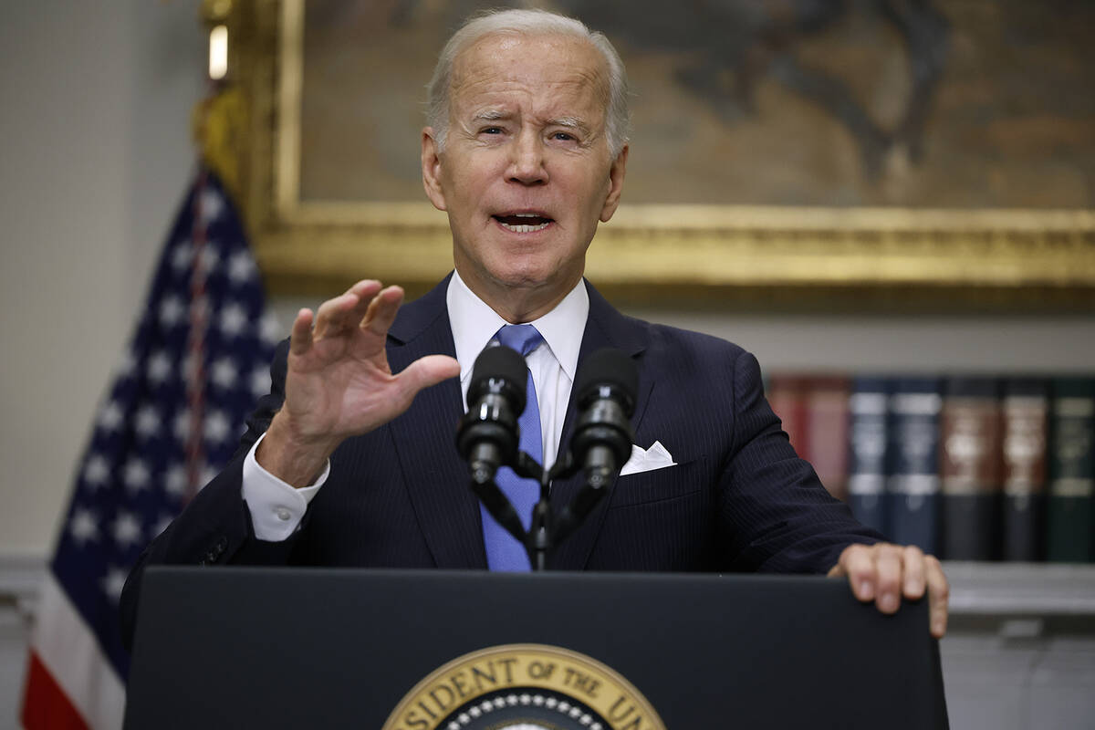 Chip Somodevilla/Getty Images/TNS U.S. President Joe Biden’s policies have led to rampant inf ...