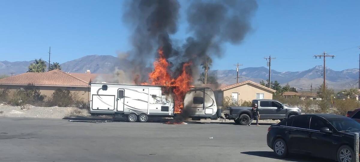 Special to the Pahrump Valley Times On Oct. 30 at approximately 1:43 a.m., fire crews were disp ...