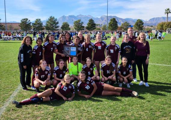 Danny Smyth/Pahrump Valley Times The Pahrump Valley girls soccer team defeated the Virgin Vall ...