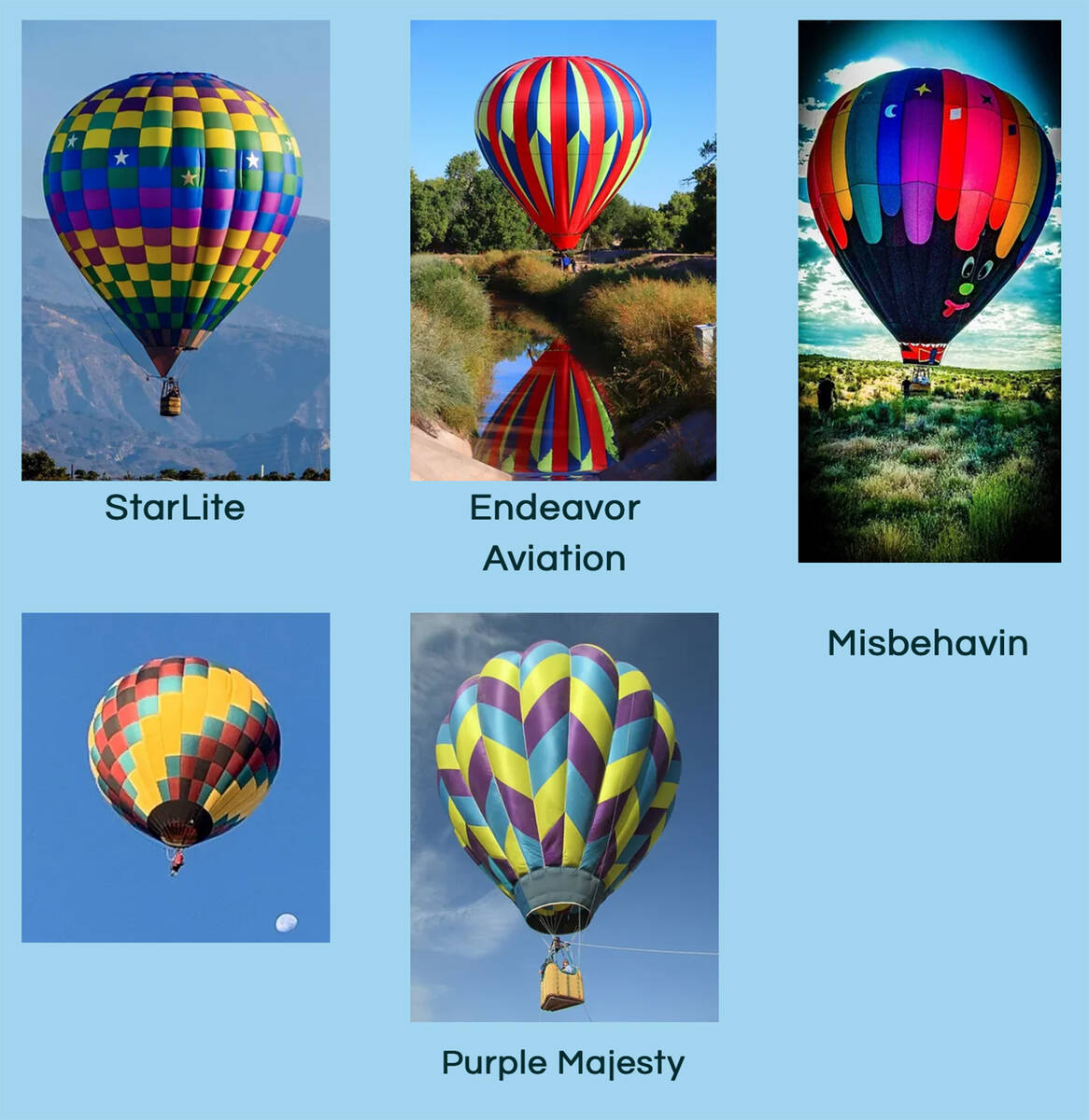 Screenshot This screenshot shows just some of the hot air balloons that are scheduled to take p ...