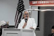 Horace Langford Jr./Pahrump Valley Time An event for Nye County sheriff candidate Sharon Wehrly ...