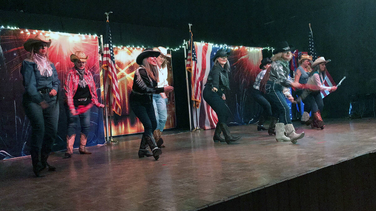 Robin Hebrock/Pahrump Valley Times The Nevada Silver Tappers performed a variety of themed danc ...