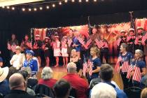 Robin Hebrock/Pahrump Valley Times The Nevada Silver Tappers hosted a USO Show this past Saturd ...