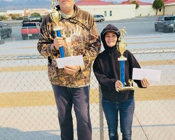 Special to Pahrump Valley Times Lathan Dilger (left) and Danielle Workman (right) won first pl ...