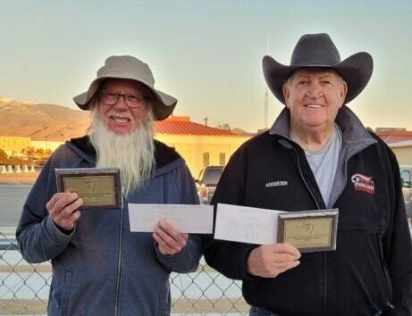 Special to Pahrump Valley Times The team of Don Brown (left) and Dennis Anderson finished in t ...