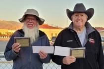 Special to Pahrump Valley Times The team of Don Brown (left) and Dennis Anderson finished in t ...