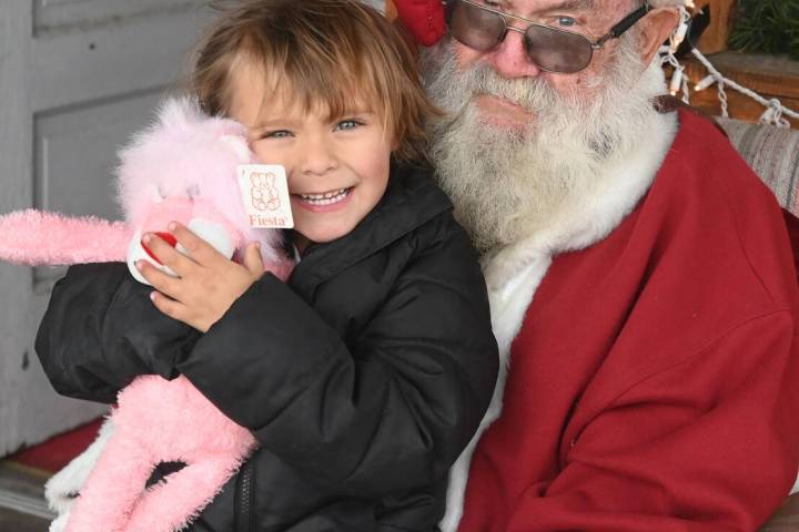 Richard Stephens/Special to the Pahrump Valley Times Santa made his annual appearance in Beatty ...