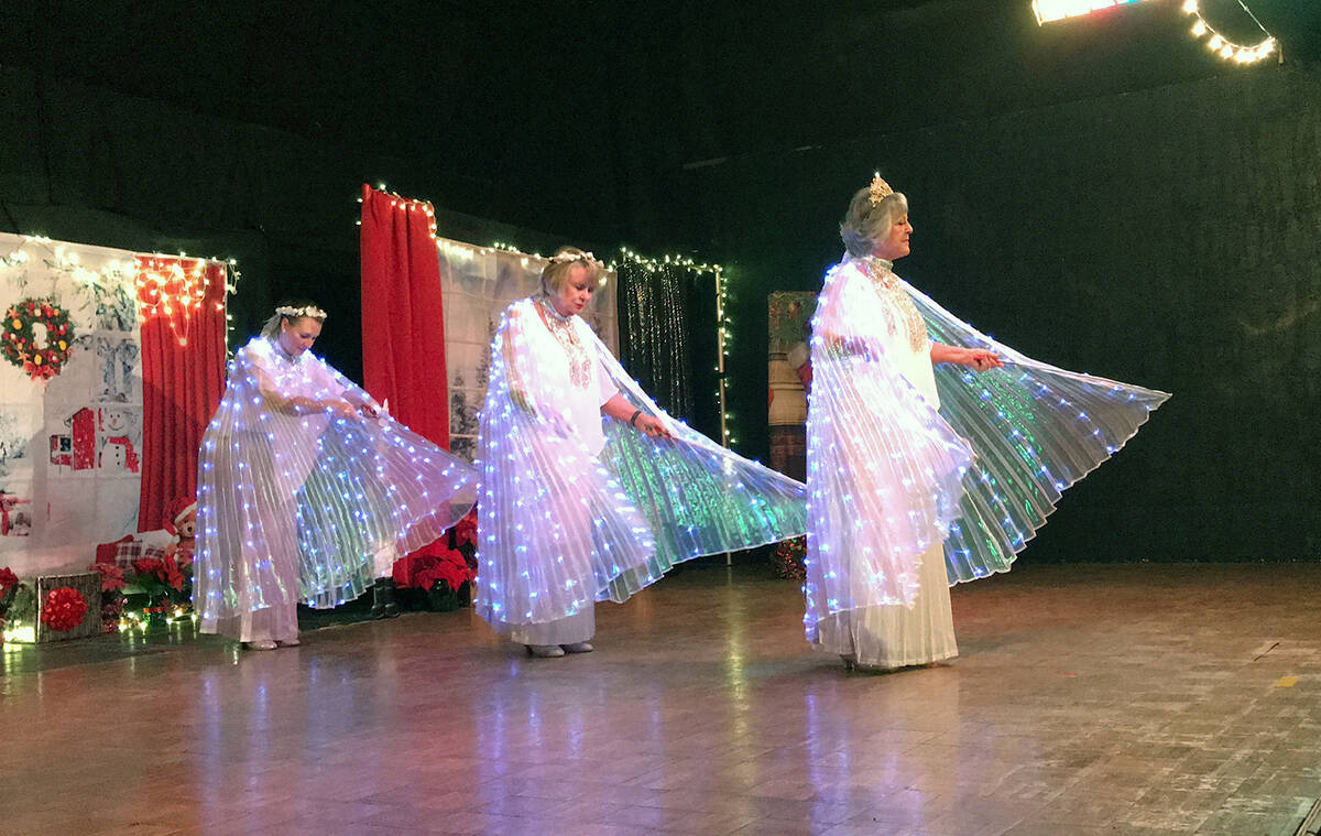 Robin Hebrock/Pahrump Valley Times The opening number at the Nevada Silver Tappers benefit show ...