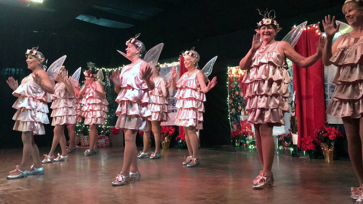 Robin Hebrock/Pahrump Valley Times Nevada Silver Tappers members wowed the audience at the Chri ...