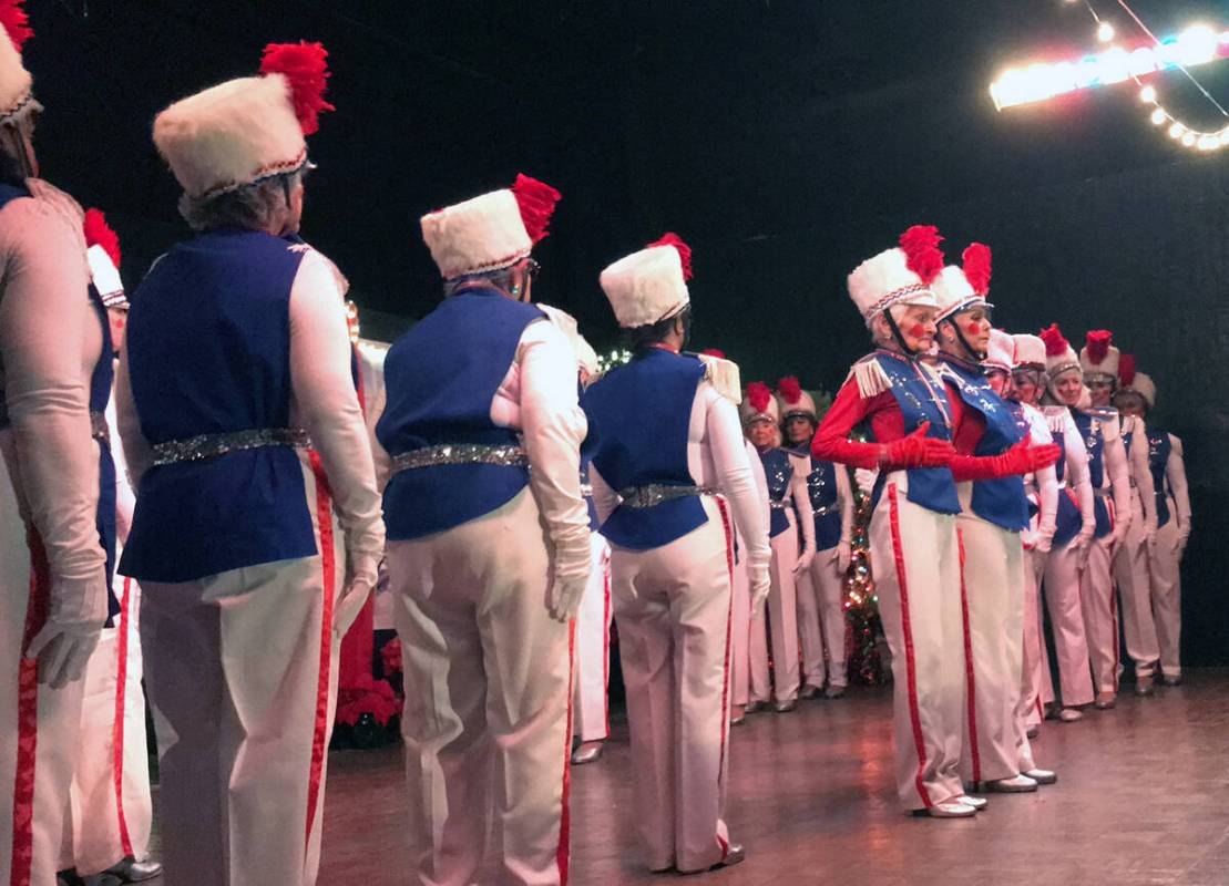 Robin Hebrock/Pahrump Valley Times Shown leading her ladies at the Nevada Silver Tappers Christ ...