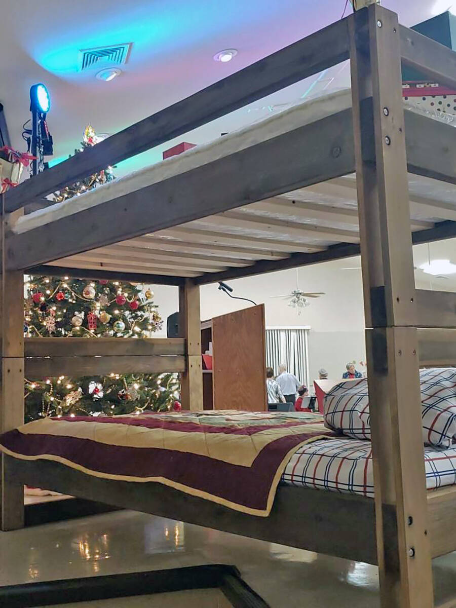 Special to the Pahrump Valley Times Sleep in Heavenly Peace's mission is to build beds, such as ...