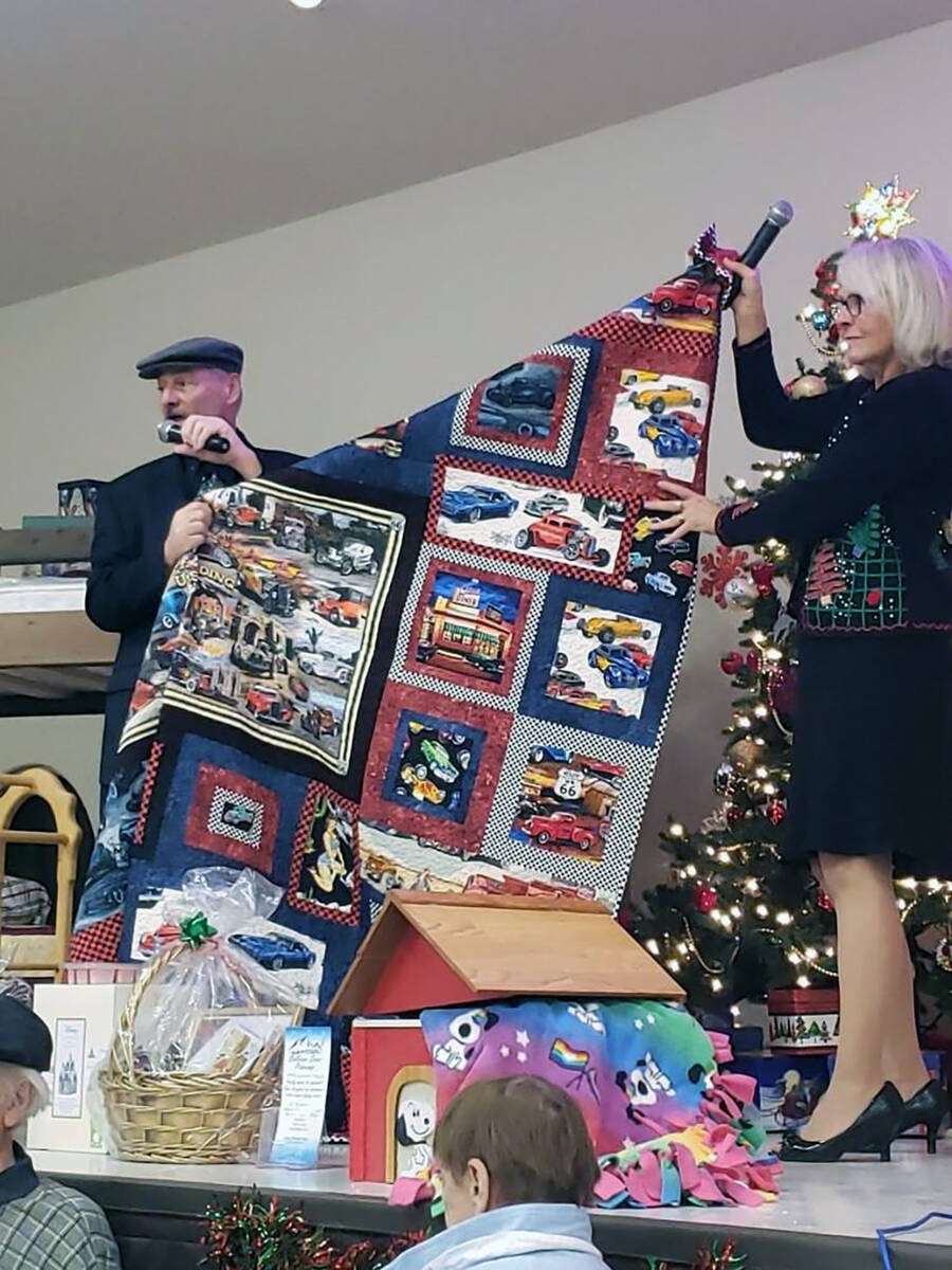 Special to the Pahrump Valley Times The Sleep in Heavenly Peace Holiday Fundraiser took place l ...