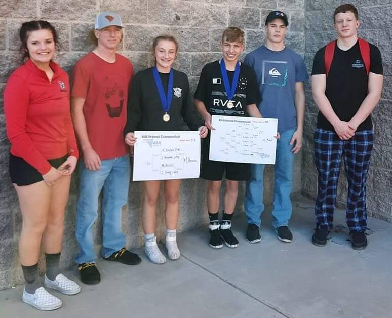 Melissa Otteson/Special to the Tonopah Times From left to right: Kaya Cobb, Thomas Newell, Mont ...