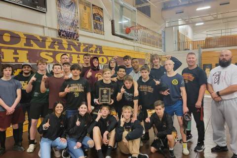 Pahrump Valley Athletics/Special to Pahrump Valley Times The Pahrump Valley Trojans finished in ...