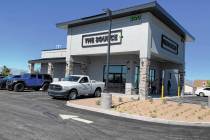 Brent Schanding/Pahrump Valley Times file photo The Source cannabis dispensary at the corner o ...