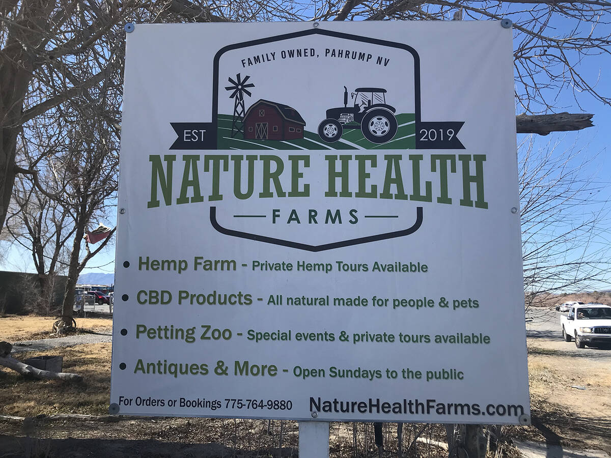 Robin Hebrock/Pahrump Valley Times Nature Health Farms offers a petting zoo and private tours f ...