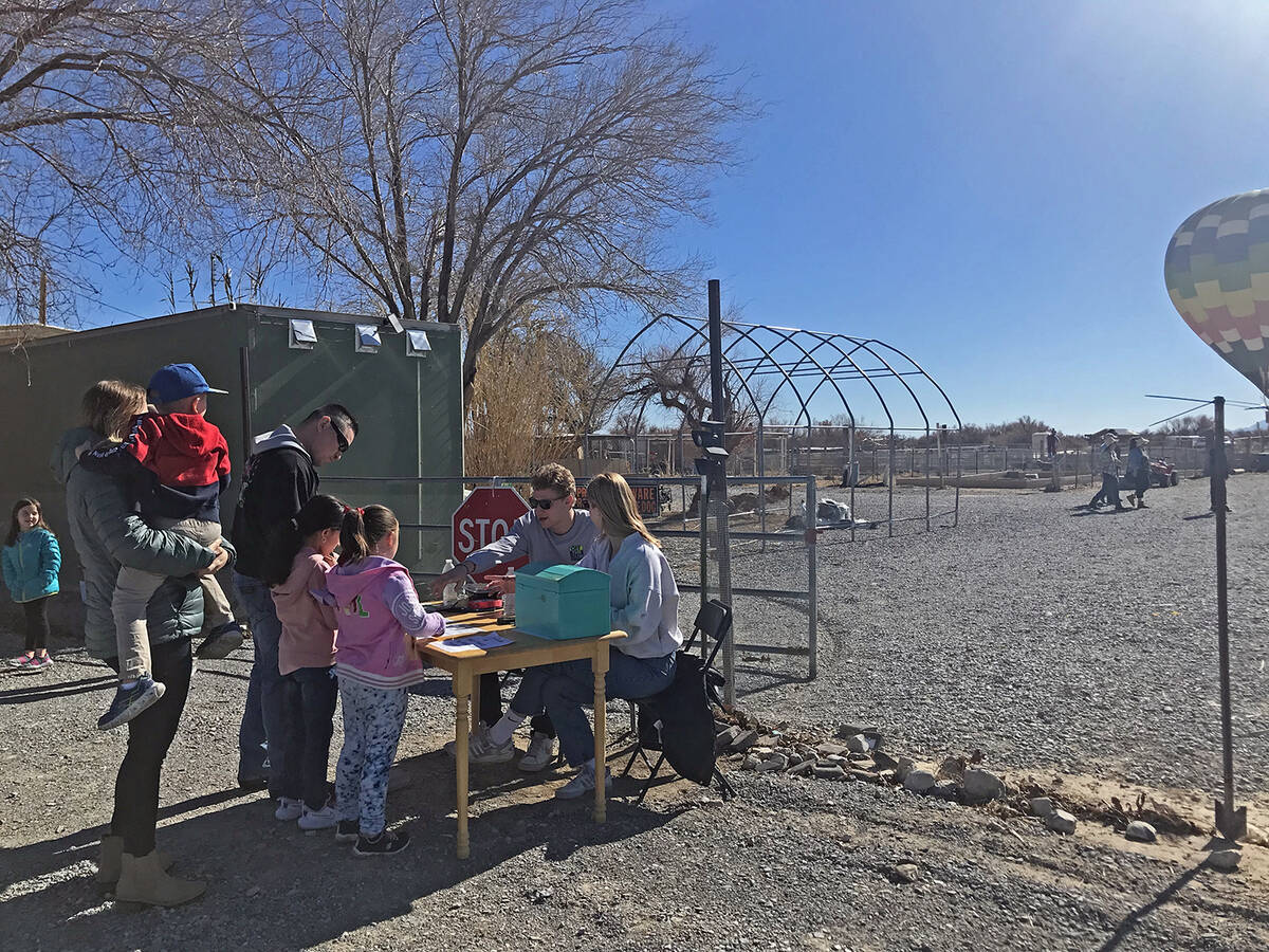 Robin Hebrock/Pahrump Valley Times Families from all across the valley were drawn to the Nature ...