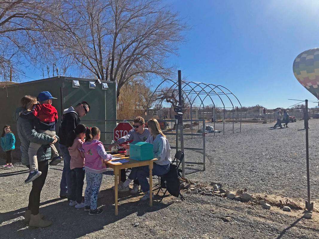 Robin Hebrock/Pahrump Valley Times Families from all across the valley were drawn to the Nature ...