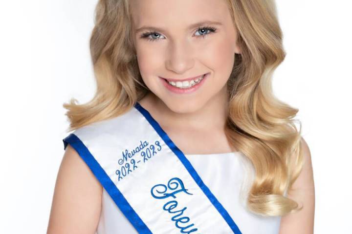 Special to the Pahrump Valley Times Avery Sampson, currently holding the Forever Cinderella tit ...