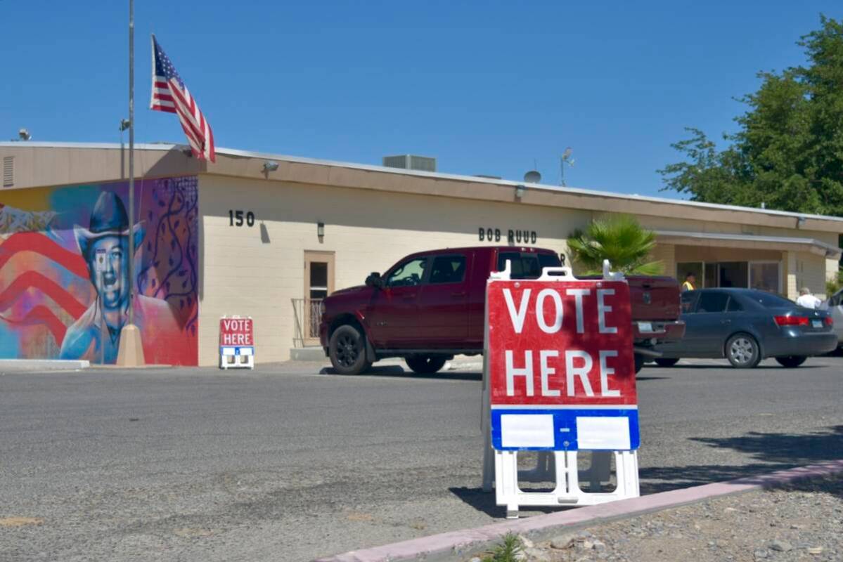 Jimmy Romo/Pahrump Valley Times Assembly Bill 88 aims to require all voters to show identificat ...