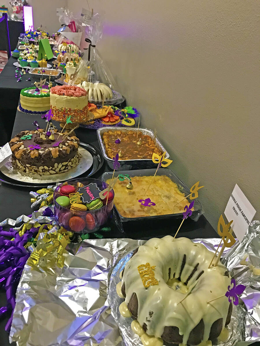 Robin Hebrock/Pahrump Valley Times The Dessert Dash at Mardi Gras featured all kinds of tasty, ...