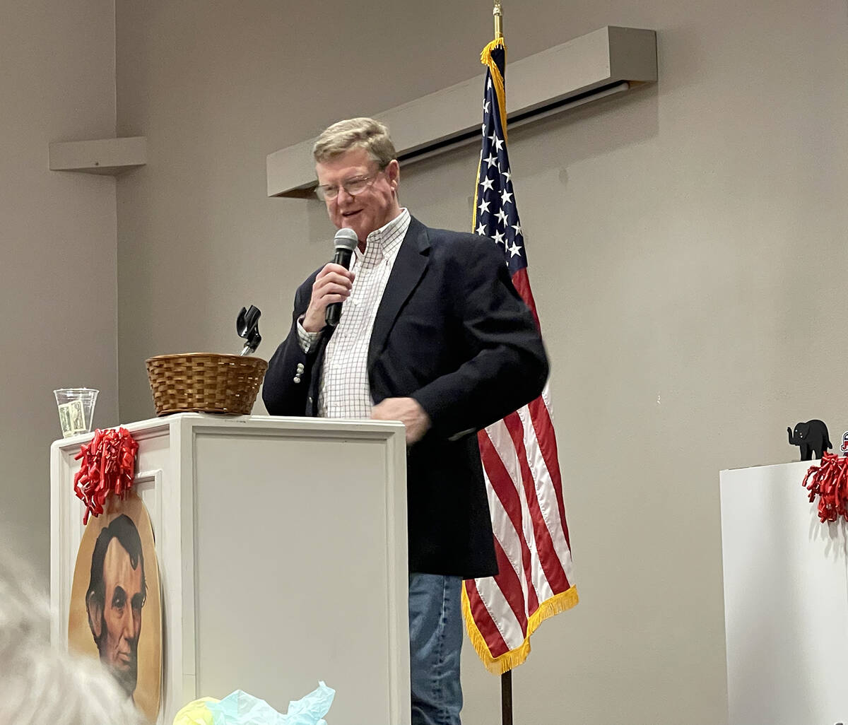 Special to the Pahrump Valley Times Congressman Mark Amodei was a guest speaker for the 2023 Li ...
