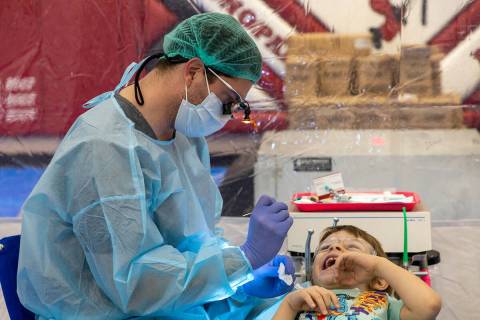 Chris Cannon/RAM Remote Area Medical's Tonopah Clinic took place last weekend, offering free ge ...