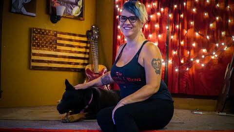 Special to the Pahrump Valley Times Kelli Sater, founder of The Bearded Lady Saloon, on Fifth S ...