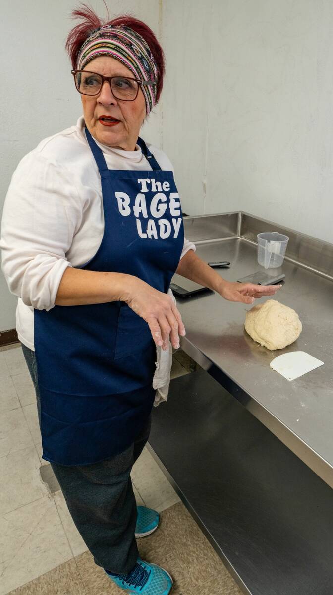 John Clausen/Pahrump Valley Times Shelly Fisher *AKA “The Bagel Lady”) got her start in Pah ...