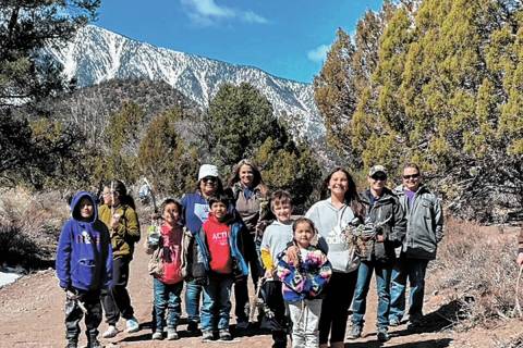 Courtesy Nye County Schools Students at Duckwater School on a field trip during the 2021-22 sch ...