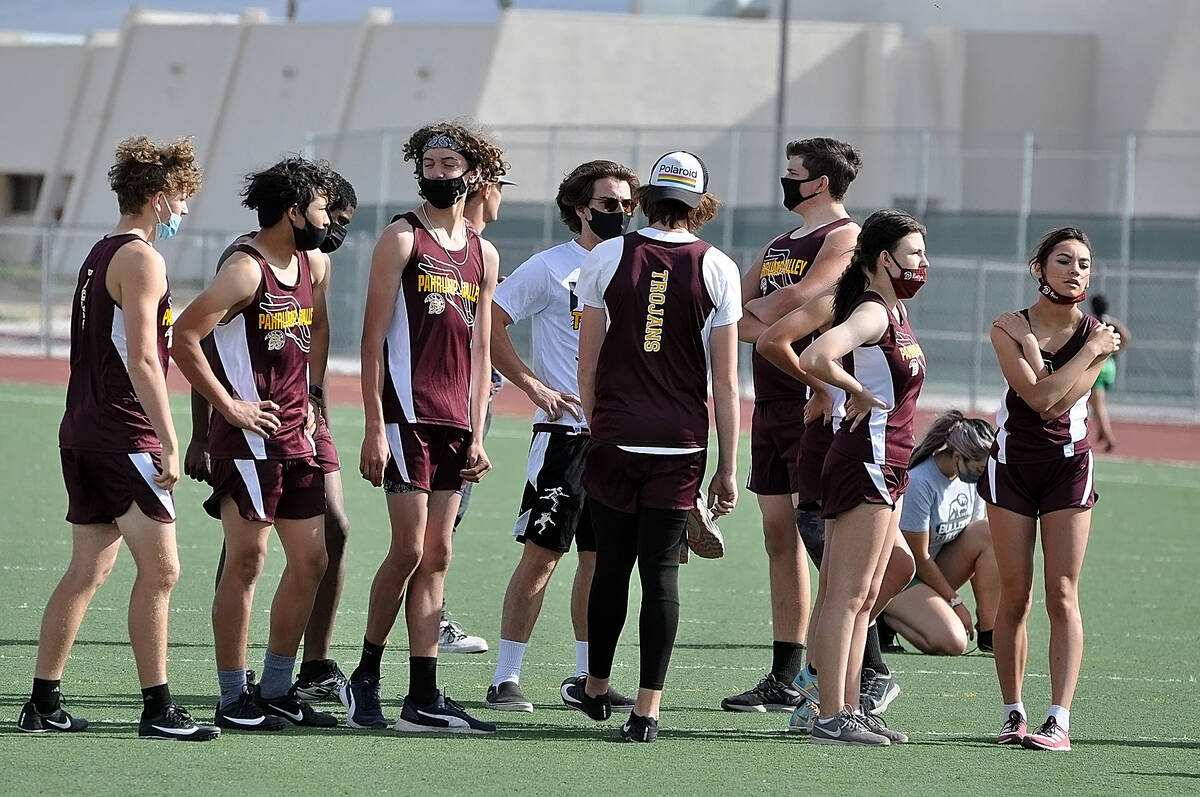 Horace Langford Jr./Pahrump Valley Times Pahrump Valley High School track and field team compet ...