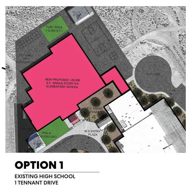 Nye County School District/ Nye County School District leaders voted Wednesday to relocate Tono ...