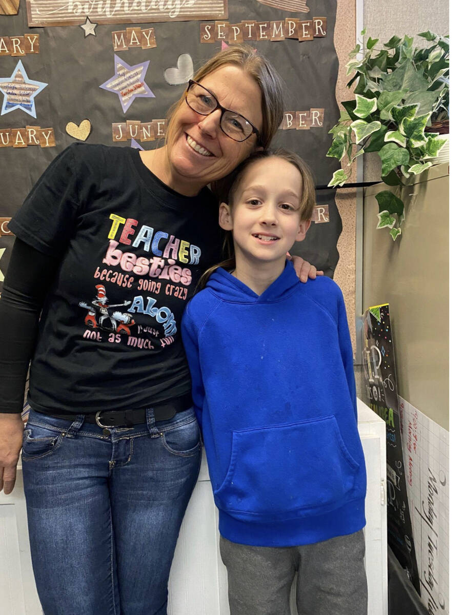 Special to the Pahrump Valley Times Cayden Dragna, a fifth-grade student at JG Johnson Element ...