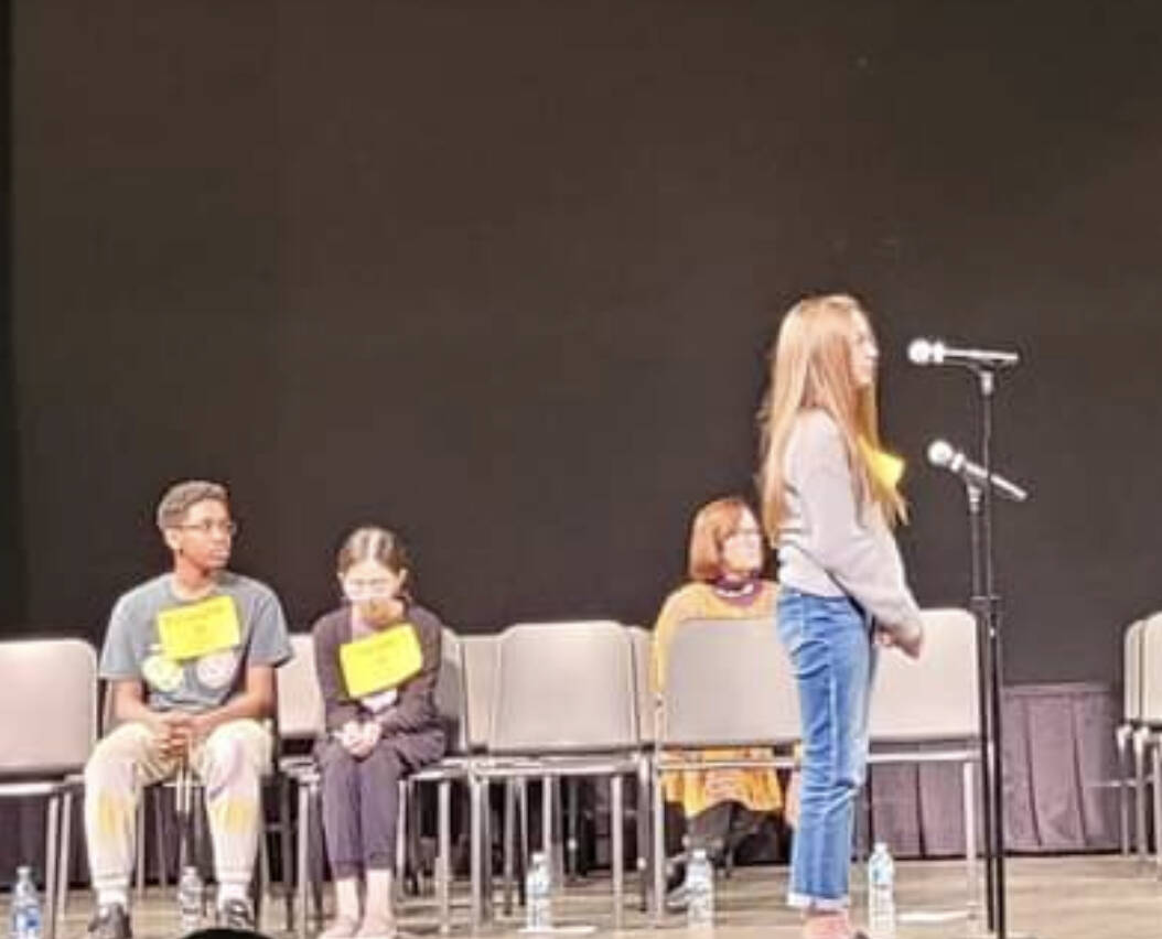 Special to the Parhump Valley Times Jaycie Hayes, a sixth-grader at Rosemary Clarke Middle Scho ...