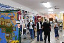 Robin Hebrock/Pahrump Valley Times The 2023 Pins and Needles Quilt Show, presented by the Shado ...