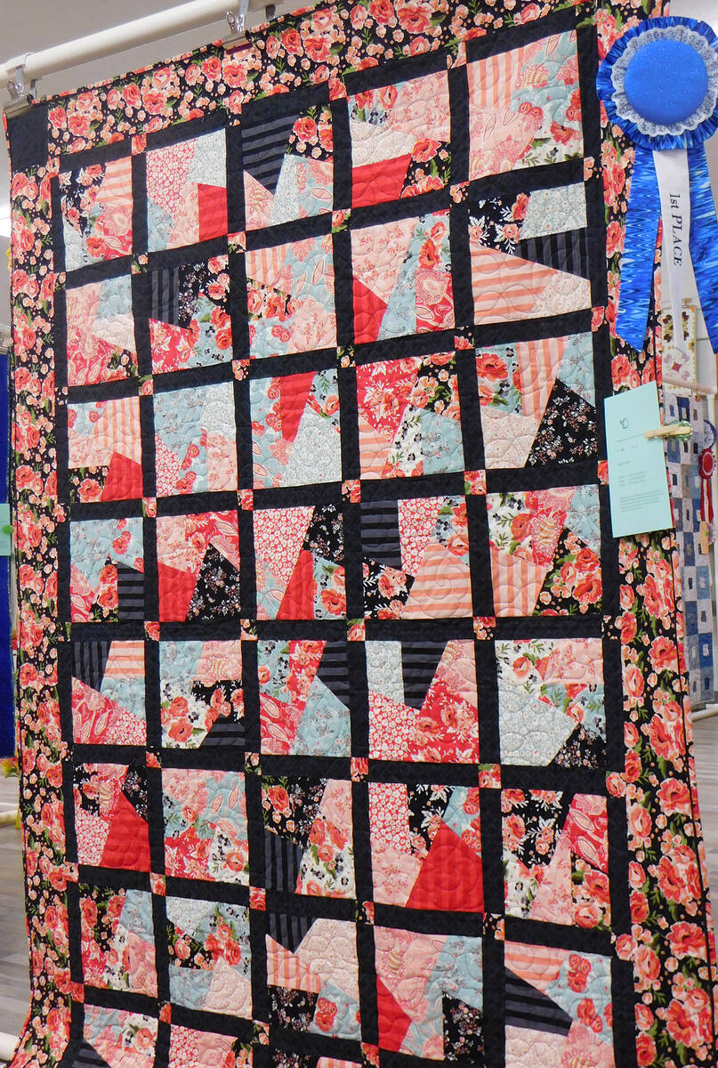 Robin Hebrock/Pahrump Valley Times Lynn McDonald won first place in the Small Quilts - Machine ...
