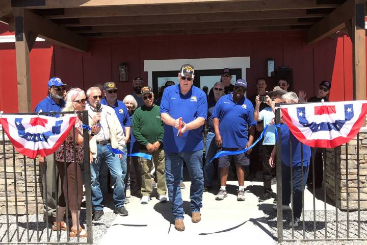 Robin Hebrock/Pahrump Valley Times The Pahrump Veterans Memorial Advisory Committee was joined ...