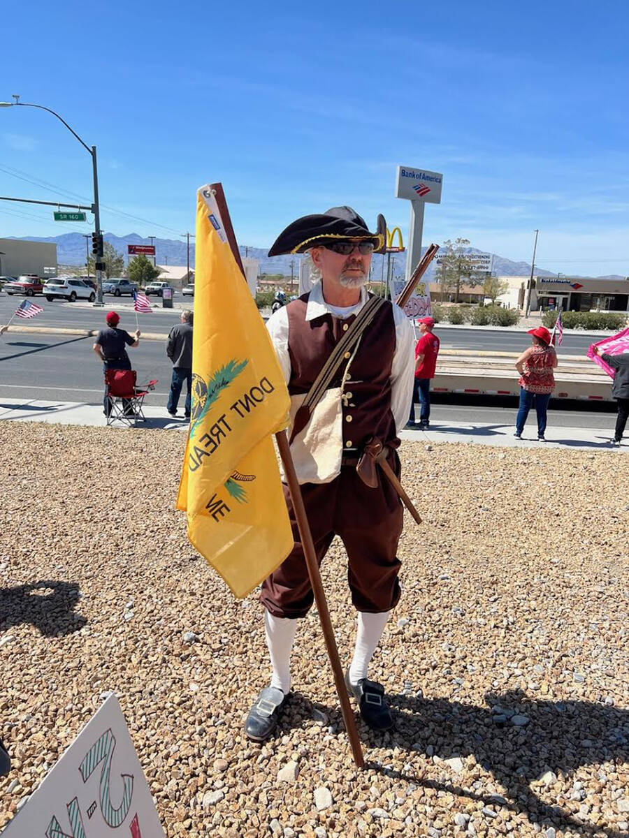 Special to the Pahrump Valley Times A regular fixture of local Republican rallies is the Minute ...