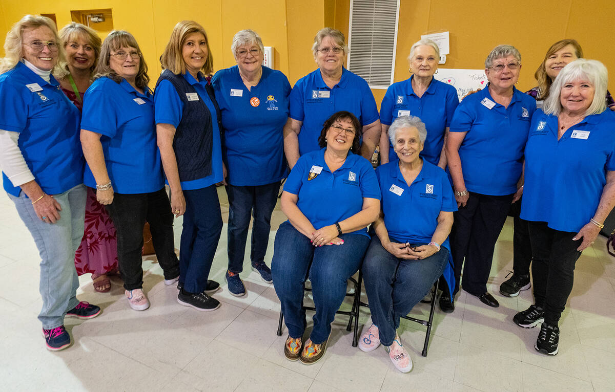 John Clausen/Pahrump Valley Times This photos shows the volunteers who helped make the 2023 Wom ...