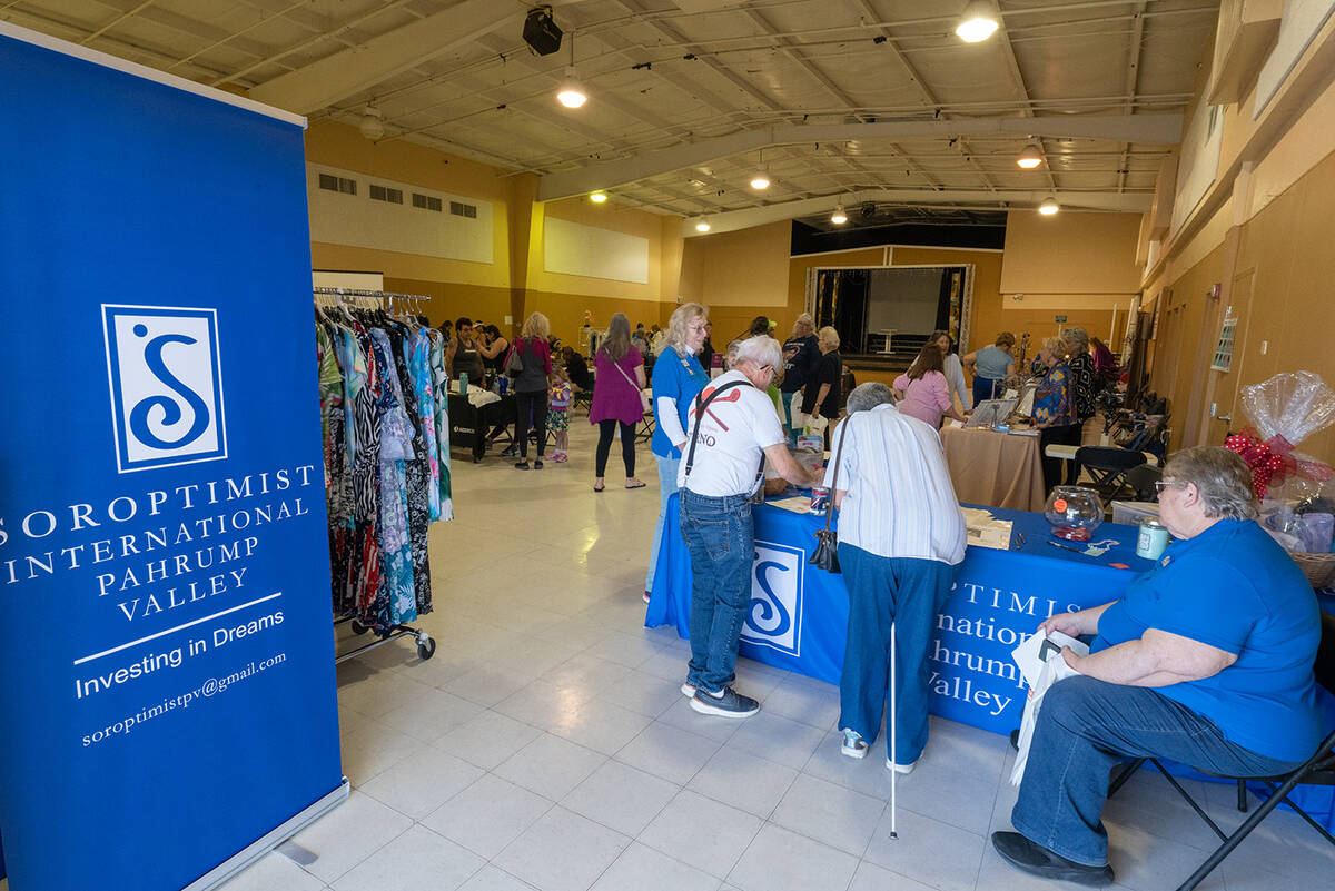 John Clausen/Pahrump Valley Times Soroptimist International of the Pahrump Valley hosted the 20 ...