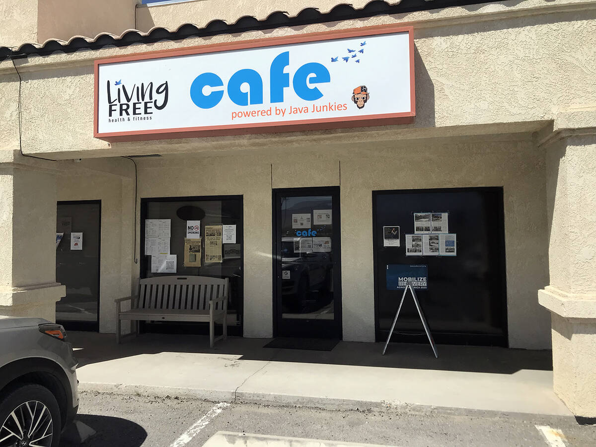 Robin Hebrock/Pahrump Valley Times Living Free Cafe, located at 2050 N. Highway 160, Suite 400, ...