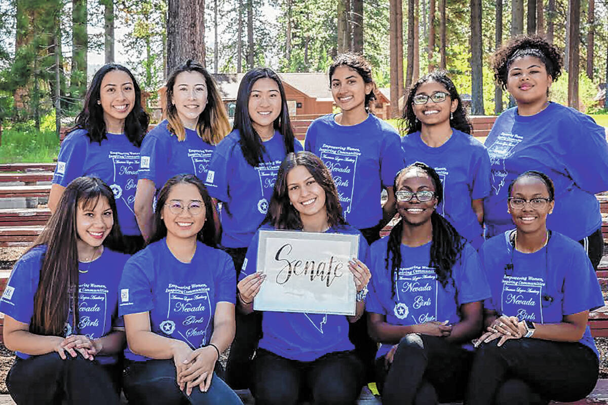 June 21, 2019Nevada Girls State at 4-H Camp on Lake Tahoe, Stateline, Nevada.