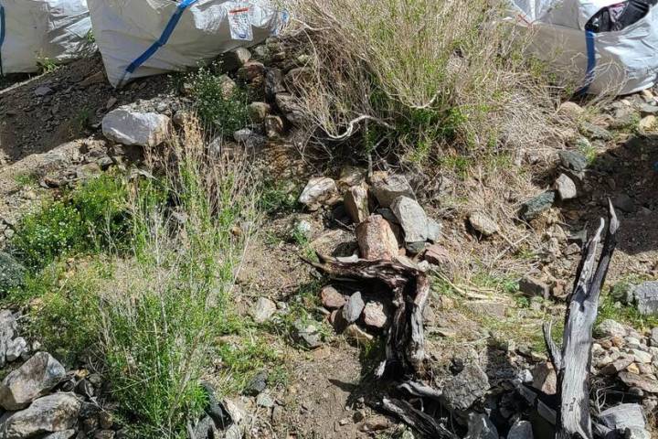 Death Valley National Park Thirty-five cubic yards of trash were removed at the abandoned marij ...