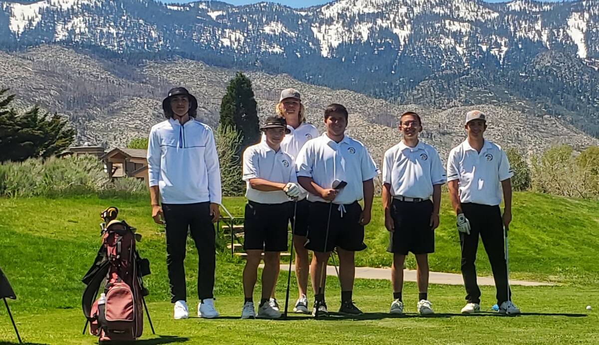 Special to Pahrump Valley Times The Pahrump Valley boys golf team finished in sixth place at th ...