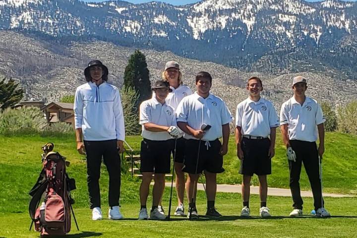 Special to Pahrump Valley Times The Pahrump Valley boys golf team finished in sixth place at th ...