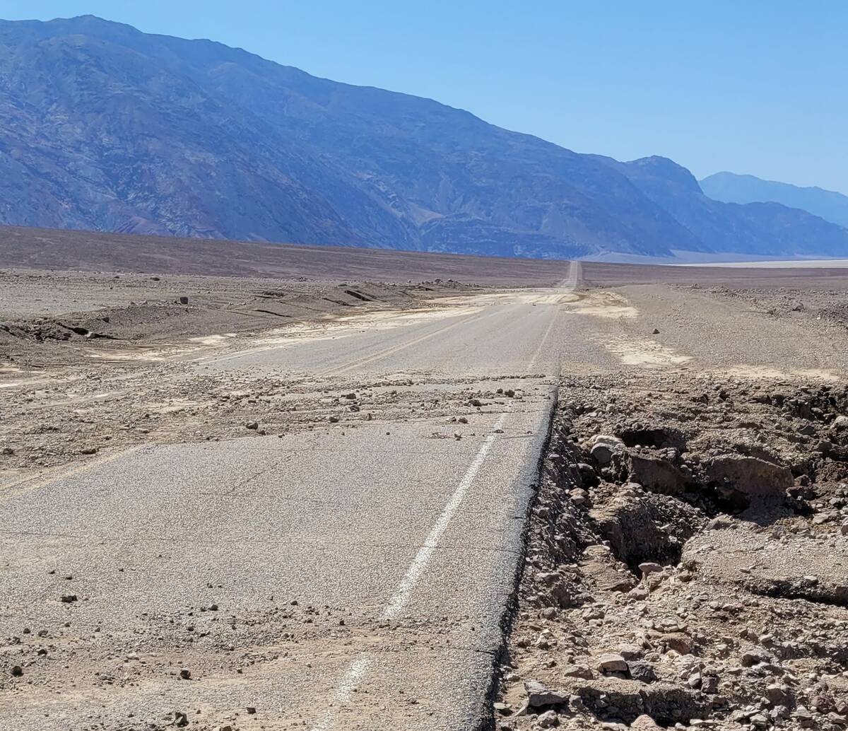 Badwater Road reopened after Death Valley flooding Pahrump Valley Times